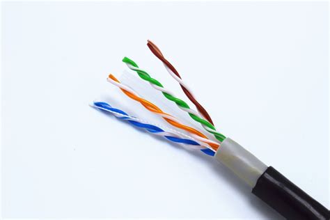 U/FTP Cat6 Outdoor Cable Double Jackets 23AWG Copper Category 6 Waterproof Exterior Network ...