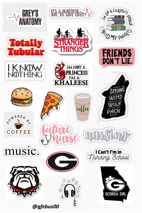 Printable Cool Stickers