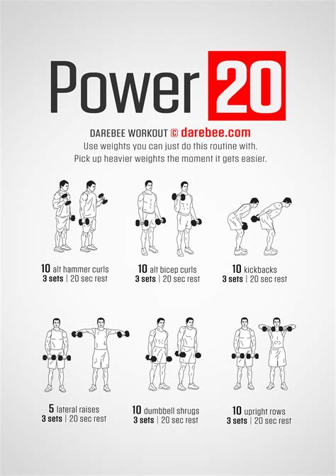 Arm Workout With Dumbbells Only - WorkoutWalls