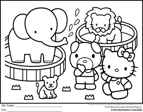 hello kitty coloring pages thomas - Clip Art Library