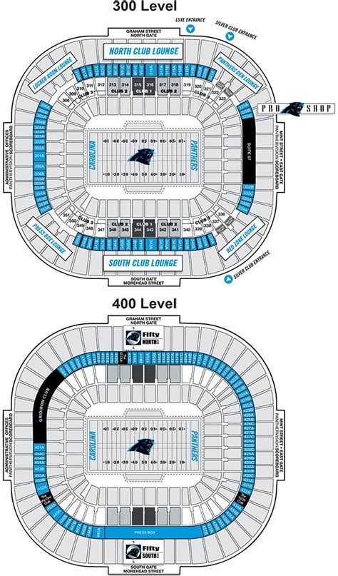 Stadium Diagram | Carolina Panthers - Panthers.com