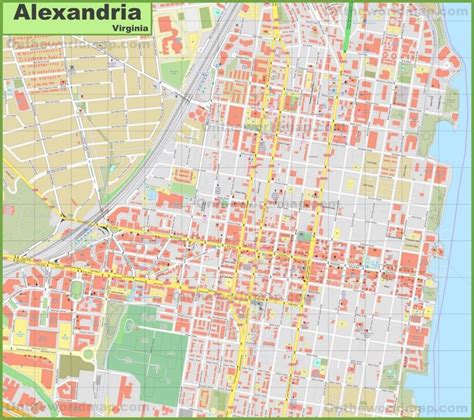 Alexandria downtown map Alexandria, Maps, Downtown, Diagram, City, Blue Prints, Cities, Map ...