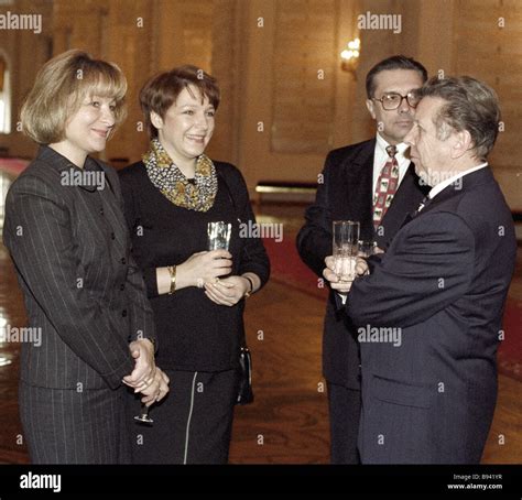 Daughters of Russian President Boris Yeltsin Yelena left and Tatiana ...