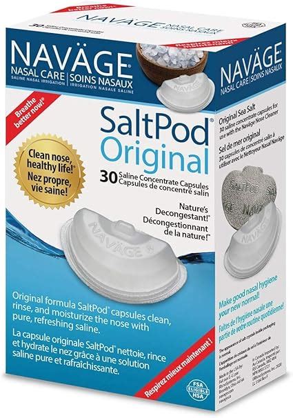 Amazon.co.jp: Navage Salt Pods 30 Pack (30 Salt Pods) : Health ...