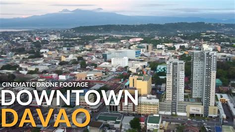 DOWNTOWN DAVAO SKYLINE Cinematic Drone Footage | DAVAO CITY PHILIPPINES - YouTube