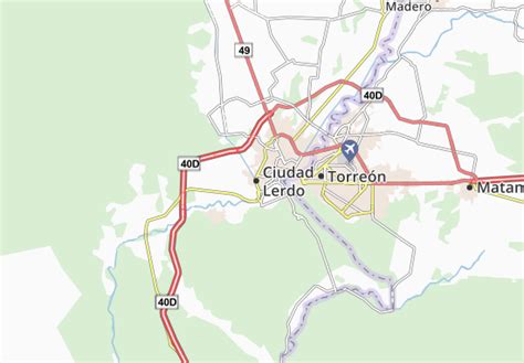 MICHELIN Ciudad Lerdo map - ViaMichelin