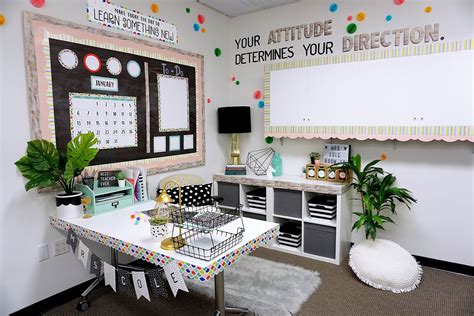 Color Pop Classroom/Home Office | Classroom decor, Classroom makeover, Teacher desk areas