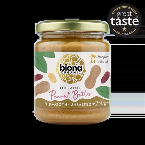 Biona Organic Peanut Butter - Smooth Unsalted