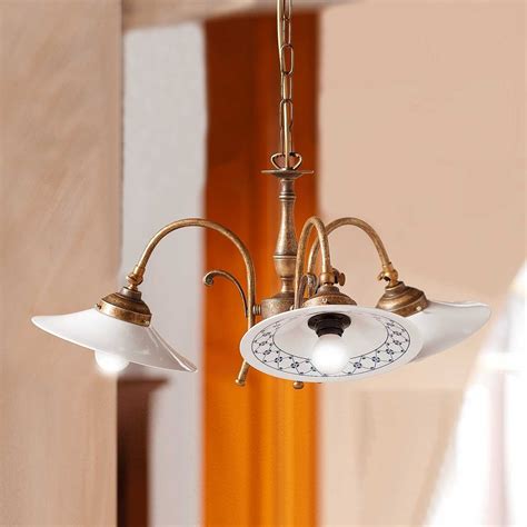 3-bulb ORLO hanging light, rustical style | Lights.ie