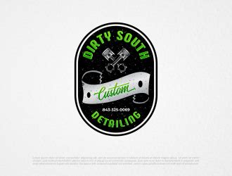 Dirty South Custom Detailing Logo Design - 48hourslogo