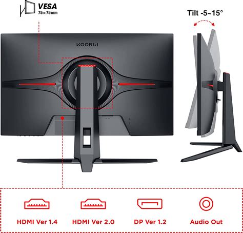 27E1QA – KOORUI 27 Inch QHD Gaming Monitor – Koorui