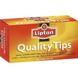 Lipton Quality Tips Loose Leaf Tea 250g - Black Box Product Reviews