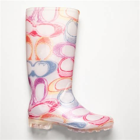 Coach Rainboots | Coach rain boots, Shoes, Boots