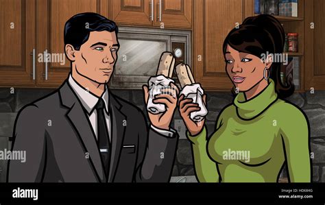 ARCHER, (from left): Sterling Archer, Lana Kane, 'Reignition Sequence', (Season 6, ep. 610 ...