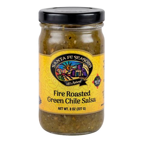 8oz Fire Roasted Green Chile Salsa - Taste New Mexico