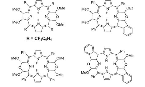 The chemical structures of morpholino-derivatives of bacteriochlorins ...