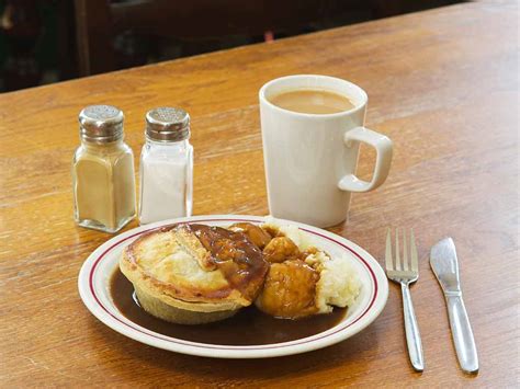 Handmade traditional pie & mash from Goddards at Greenwich