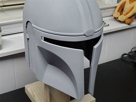 The Mandalorian Helmet Part 3: Priming – Bob's Workshop