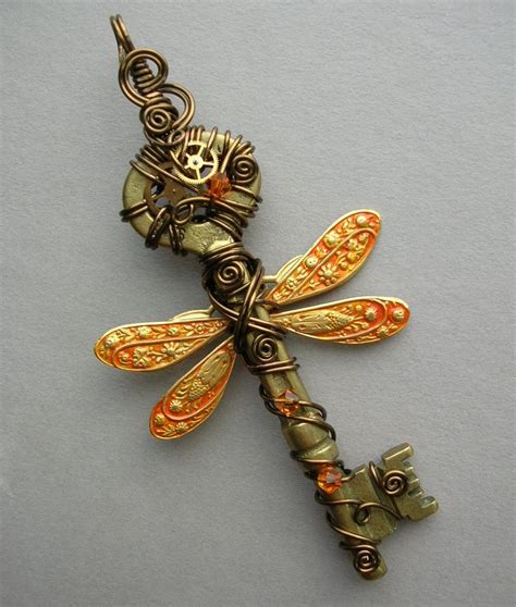 36 Steampunk Dragonflies jewelry collection favored by girls Pictures | Key jewelry, Dragonfly ...