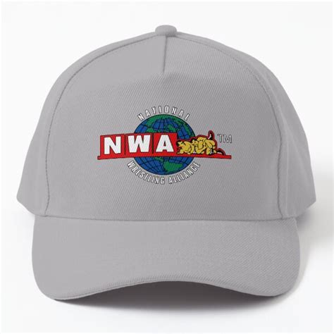 "NWA Wrestling Logo" Cap for Sale by imcrimsonross | Redbubble