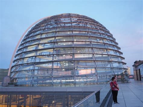 Bundestag Parliament Dome in Berlin Editorial Stock Image - Image of ...