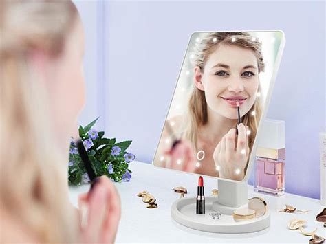 Make Up Pakket - 16 LED Spiegel - Touch Dimmer | bol.com