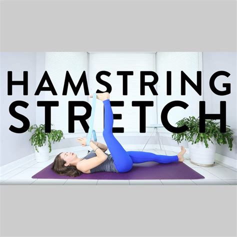 10 minute yoga hamstring stretch with strap - Best Moderate Workout by ...