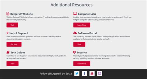Rutgers IT Help portal - Information Technology