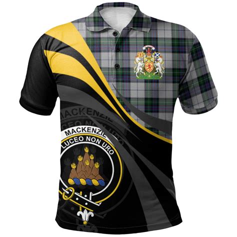 MacKenzie Dress 03 Tartan Polo Shirt - Royal Coat Of Arms Style – Scotsprint