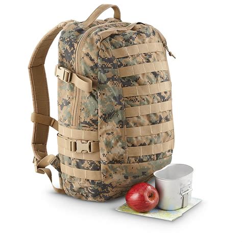 USMC Marpat Pack, Digital Woodland - 578789, Rucksacks & Backpacks at Sportsman's Guide