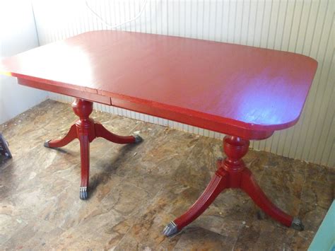 Pin by Kenise Miller on Panther Creek Studio | Red dining room, Dining room table, Farmhouse ...