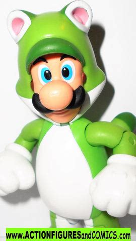 World of Nintendo LUIGI cat suit 4 inch super mario bros ...