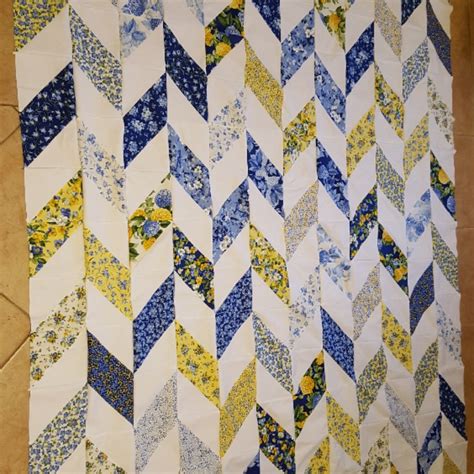 Herringbone Quilt | Quiltsby.me