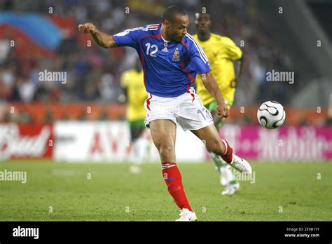 France's Thierry Henry in action during the 2006 FIFA World Cup-Group G ...