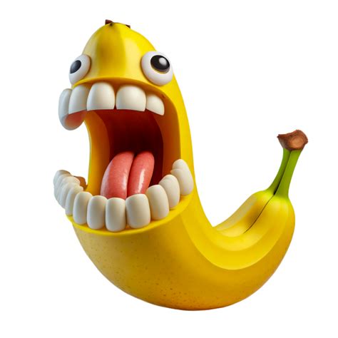 Banana, Funny Cartoon, Png Free Stock Photo - Public Domain Pictures