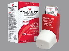 Proair HFA Inhalation : Uses, Side Effects, Interactions, Pictures, Warnings & Dosing - WebMD