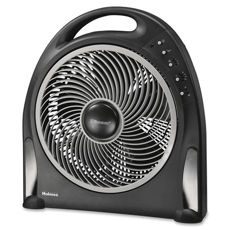 Holmes Oscillating Floor Fan - 12" Diameter - 3 Speed - Adjustable Tilt Head, Oscillating, Timer ...