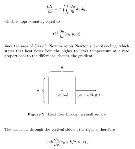 Question in Derivation of Heat Equation - Mathematics Stack Exchange