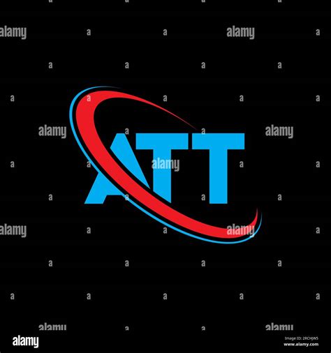 ATT logo. ATT letter. ATT letter logo design. Initials ATT logo linked ...