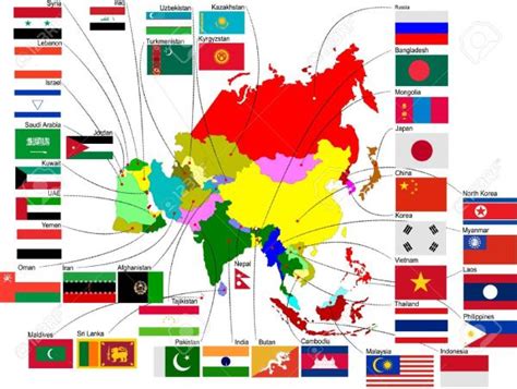 Lista de países y capitales de Asia