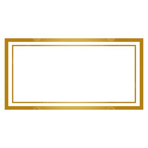 Rectangle Golden Frame Border, Photo Clipart, Rectangle, Rectangle ...