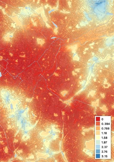 UK heatwave maps show amazing cooling effect of trees and green space ...