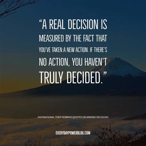 motivational quotes decision making - Google Search | Tony robbins quotes, Decision making ...