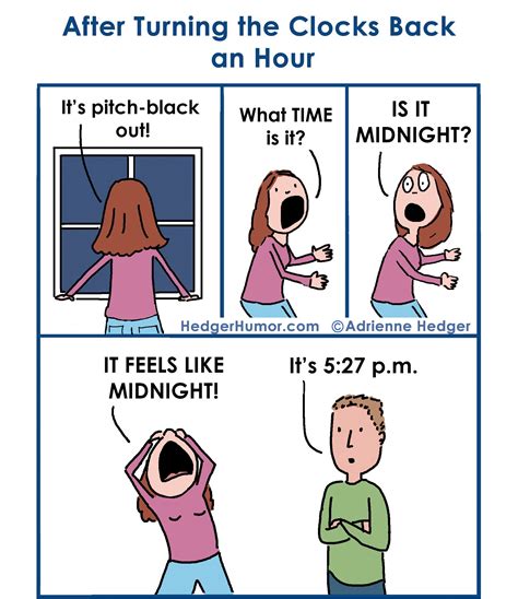 Cartoons About Daylight Saving Time - Hedger Humor