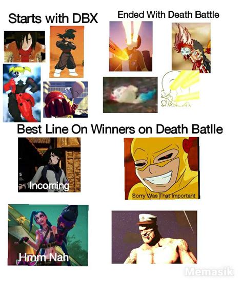 DBX × Death Battle Meme : deathbattle