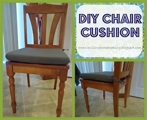 Reviving Homemaking: DIY Chair Cushion