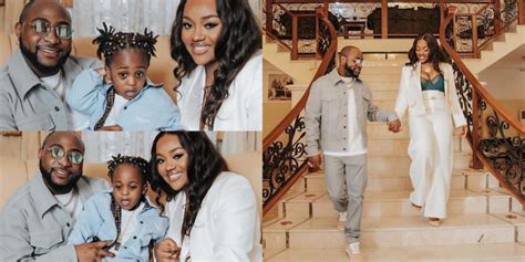 Davido shares rare family photo with Chioma and son, Ifeanyi - Kemi Filani