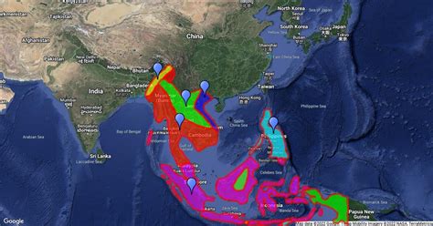 Southeast Asia Religion Map : Scribble Maps