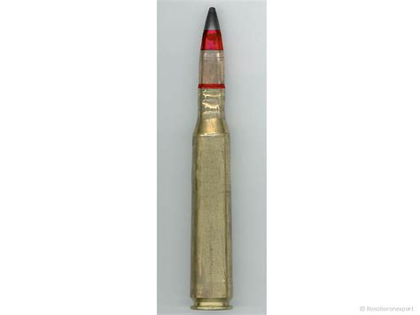 12.7 mm cartridge with B-32 armor-piercing incendiary bullet 57-BZ-542 ...