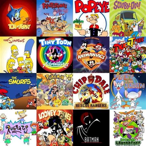 Some of the cartoons I grew up with & that I liked the most during the 90's & early 00's 📺 Which ...